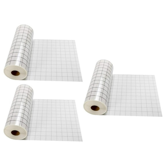 Yunhgft 3PCS Reusable Application Tape Roll 35mm X1.5M Vinyl Transfer Silhouette Cameo