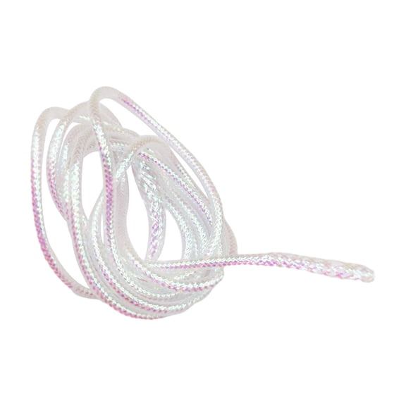 Yunhgft 4 Meters Braid Mylar Tube Fly Tying Materials Pearlescent Round Holographic 6mm