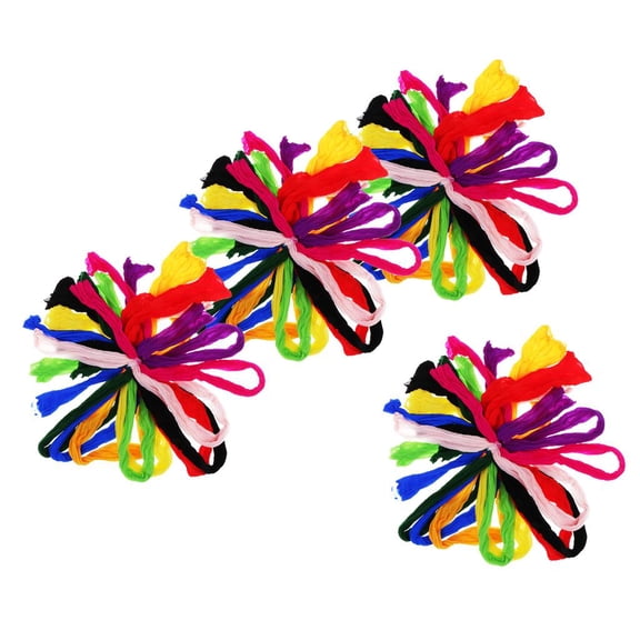 Yunhgft 40 Pieces Silk Flowers Home Decoration DIY Nylon Stocking Nylon Material Flowers