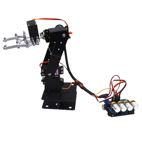 Yunhgft 4DOF Robot Arm Mechanical Robot Clamp Claw Kit for Robotics Assembly