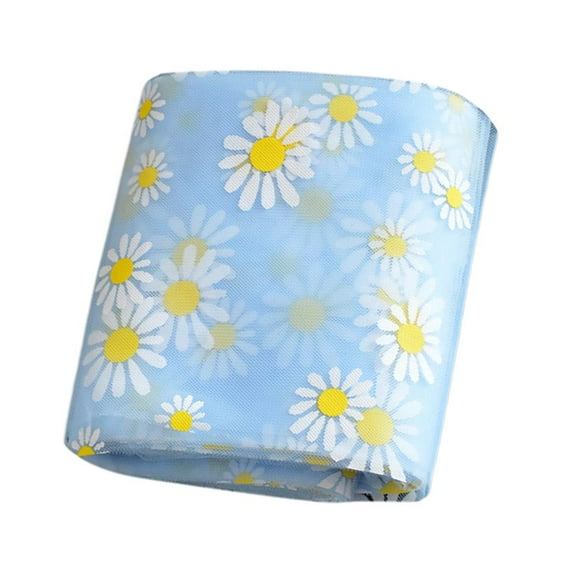 Yunhgft 5.5yd Lace Flower Fabric Sewing Tulle Trim Trimmings DIY Clothing Embellishment Blue