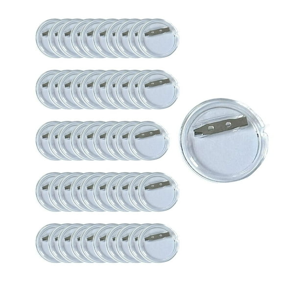 Yunhgft 50 Pcs Button Pins Badges Makers Machine Gifts Acrylic Gifts Clear Button Badges 44mm