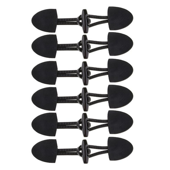 Yunhgft 6 Pairs PU Leather Horn Toggle Buttons DIY Duffle Coat Fastener Buckle Accessory