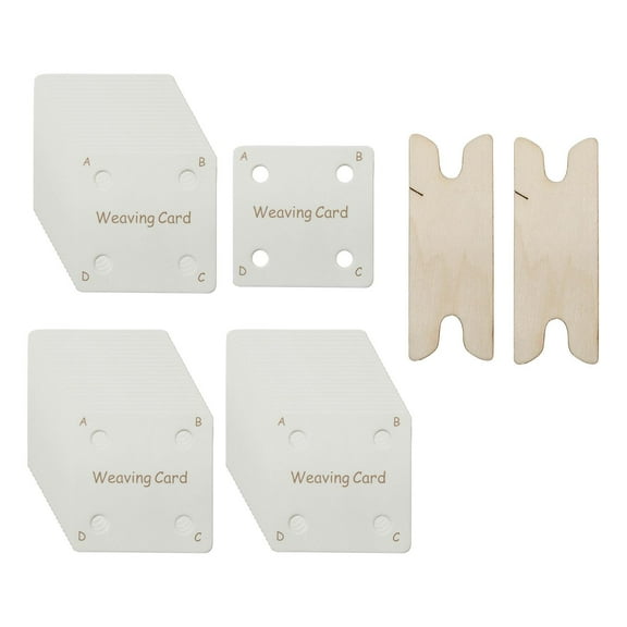 Yunhgft 60 Pieces Tablet Weaving Card Sewing Accessories for Loom or Loom Wood Hand Loom