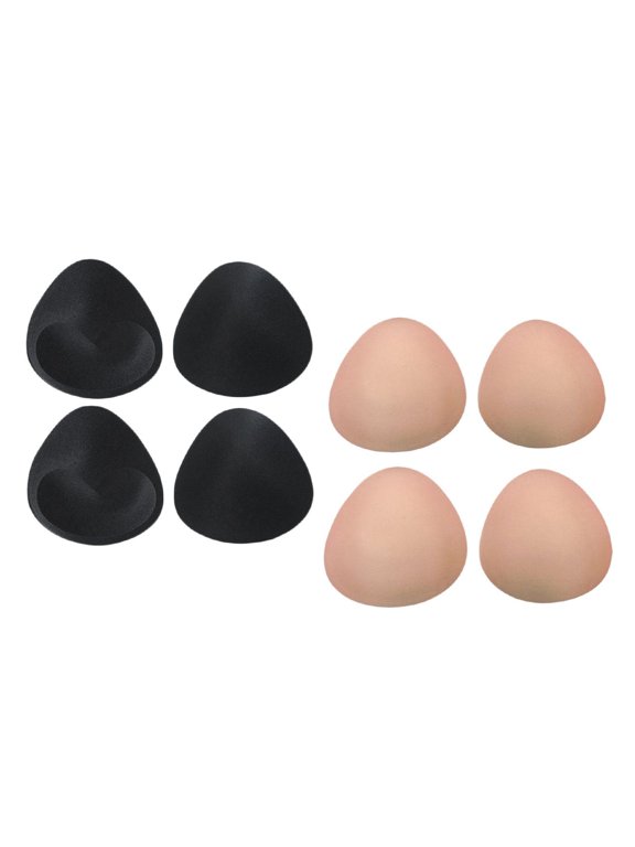 8 Pairs Female Bra Pad Inserts Sponge for Swimwear Sportwear Swimsuit Padding