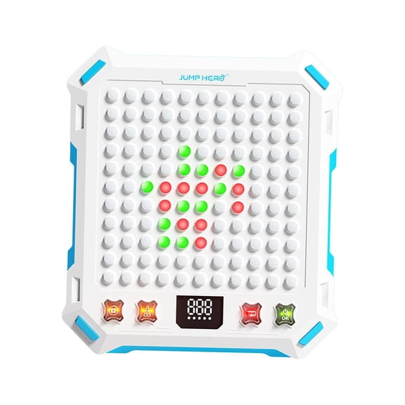 Yunhgft 9 in 1 Smart Board 4 in A Row Game Toe Leadership Educational Reasoning Thinking blue