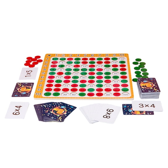 Yunhgft 99 Multiplication Table Math Toy Blocks Board Gift Learning Toys Montessori Toys