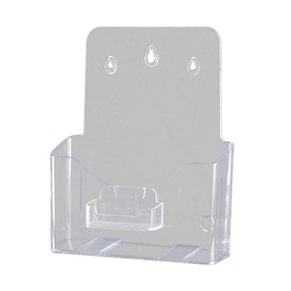 Yunhgft Acrylic Brochure Holder, Business Cards, Flyer Booklet Display Stand, Desktop Or A4 1 Tier