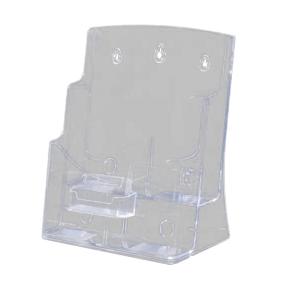 Yunhgft Acrylic Brochure Holder, Business Cards, Flyer Booklet Display Stand, Desktop Or A4 2 Tiers