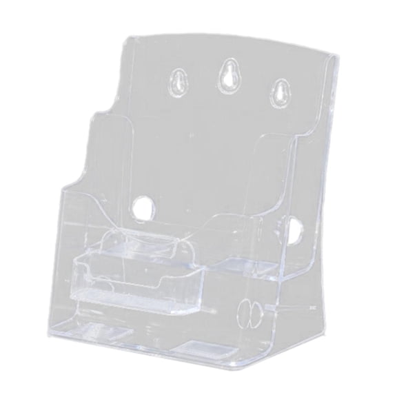 Yunhgft Acrylic Brochure Holder, Business Cards, Flyer Booklet Display Stand, Desktop Or A5 2 Tiers