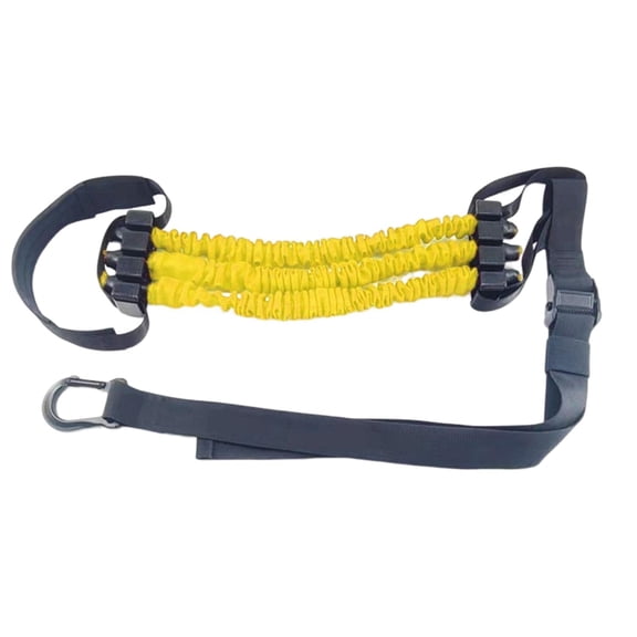 Yunhgft Adjustable Pull Up Assist Band for Arm Strength Improvement Exercise Strap Heavy Yellow 45lb
