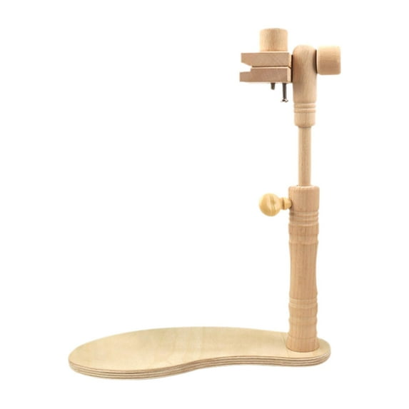 Yunhgft Adjustable Wood Cross Stitch Rack Embroidery Lap Stand Hoop 29x44.5cm
