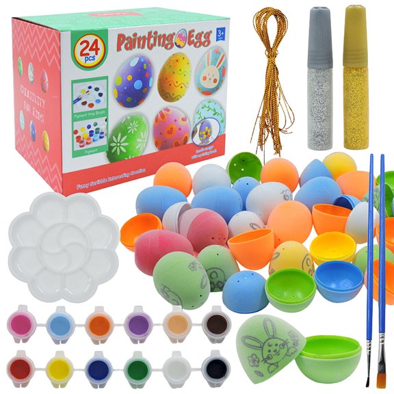 Yunhgft Adorable Egg Drawing Playset Ornaments Early Childhood Education Gifts Eggshell