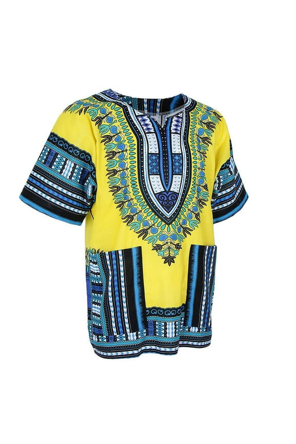 African Traditional Men\\\\\\\\\\\\\\\' Short Sleeve Dashiki