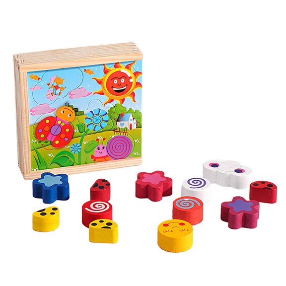 Yunhgft Alphabet Puzzle Puzzle Montessori Wooden Old Blocks Numbers Toys Letter Alphabet