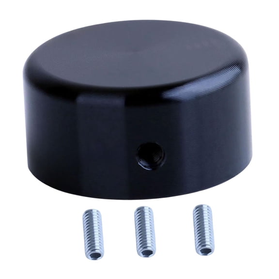 Yunhgft Aluminum Guitar Pedal Footswitch Topper with Set Screws & Wrench Easy to Install Black