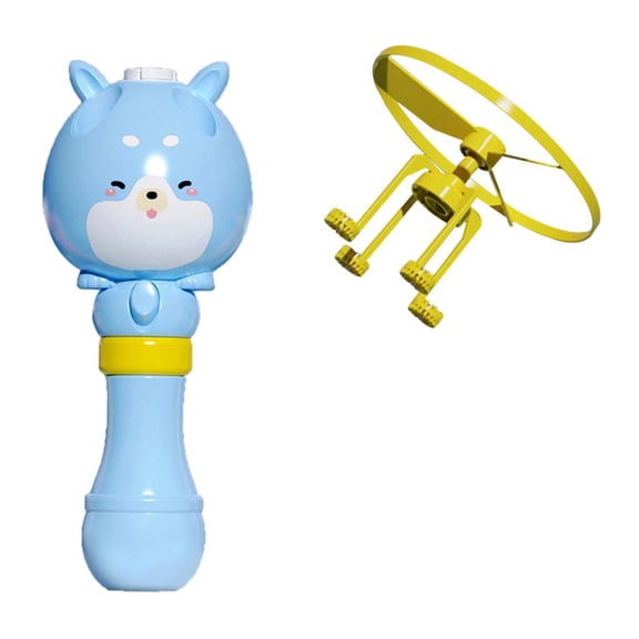 Yunhgft Animal Bubble Stick Soaring Bubble Blower Wand Dragonfly Summer Aerocraft Bubble blue bear