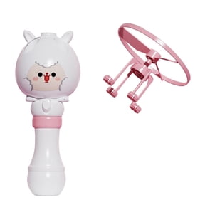 Yunhgft Animal Bubble Stick Soaring Bubble Blower Wand Dragonfly Summer Aerocraft Bubble white lamb