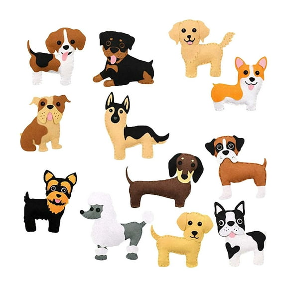 Yunhgft Animals Sewing Kits Stuffed Animal DIY Crafts Art craft for Beginner Ages 6-8-12 Dog