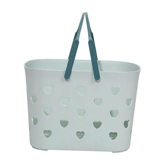 Yunhgft Beach Tote Bag Creative Storage Basket Easy to Clean Portable with Holes Bathing green