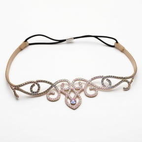 Yunhgft Belly Dance Headpiece Handmade Exotic Rhinestone Forehead Band with Stretch Elastic Comfort for Adult Dancers Photoshoots