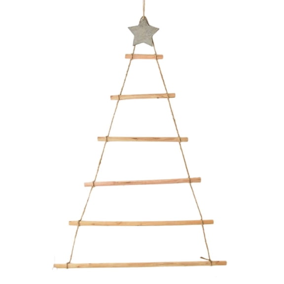 Yunhgft Christmas Tree Wall Hanging or Holiday Natural Wood