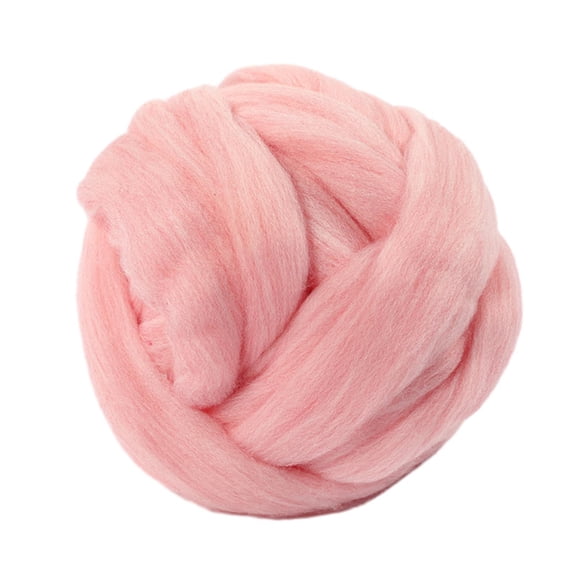 Yunhgft Chunky Wool Yarn Chunky Roving Yarn Filling Threads Summer Hand Knit Yarn Weight pink