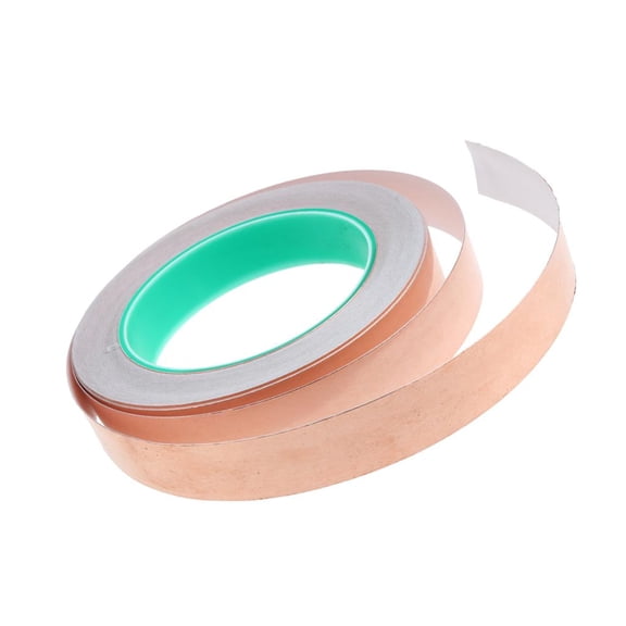 Yunhgft Copper Foil Tape Shielding Sheet 5mm-50mm x 27 Yard Single-sided Conductive Roll 20mm