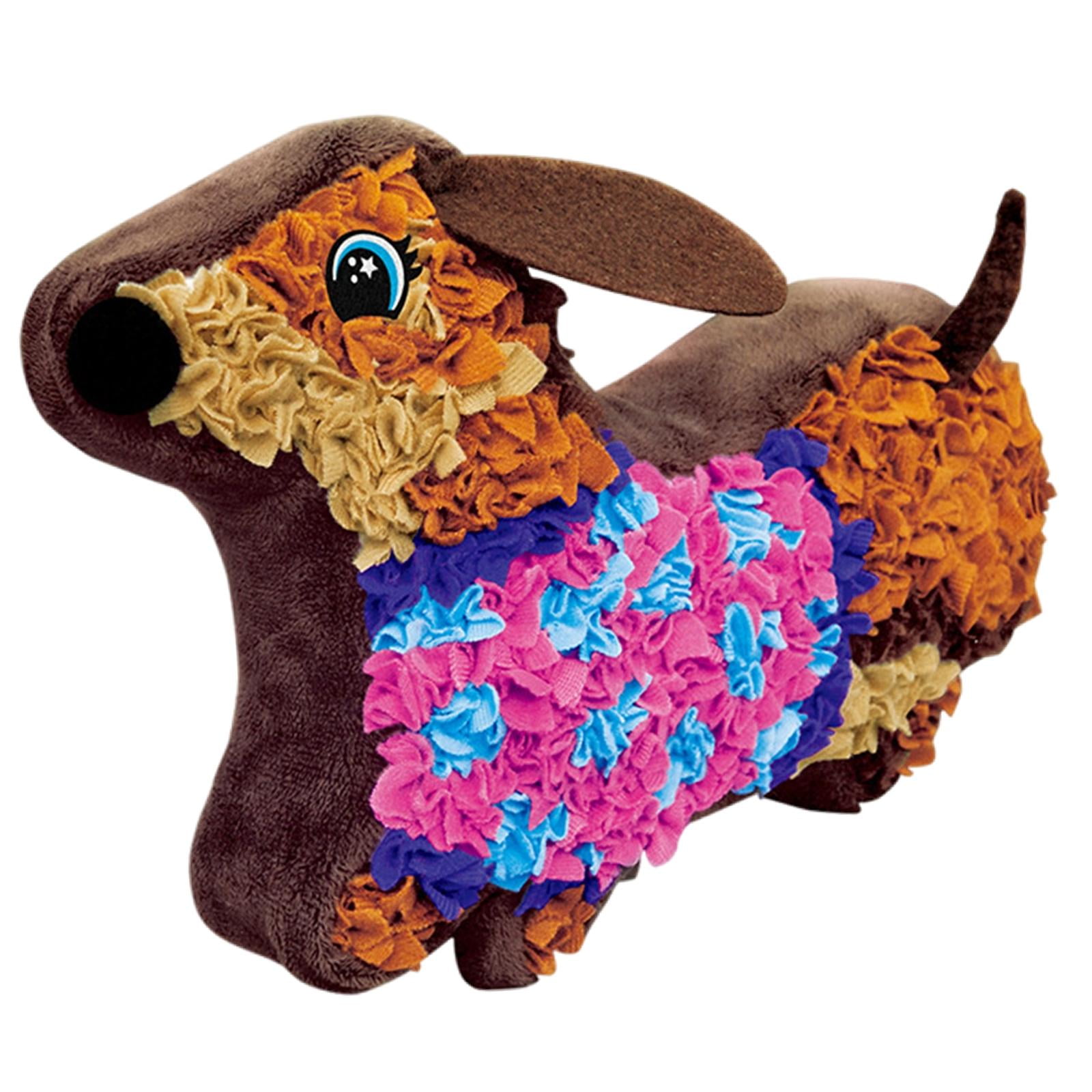 Yunhgft Craft Pillow DIY Kits Handmade Doll No Sewing Required for Christmas Educational Dachshund