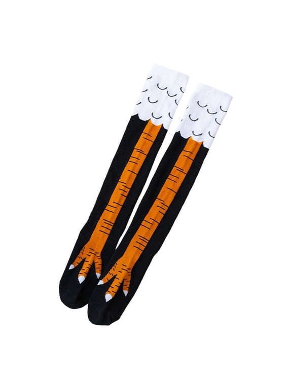Creative Chicken Feet Socks Animal Paw Pattern Modern Long Stovepipe Socks Thigh 45cm