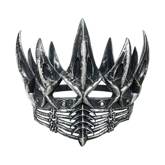 Yunhgft Crown Gothic Tiaras Wedding Hair Accessories Crown for Women Queen Headpiece for Silver