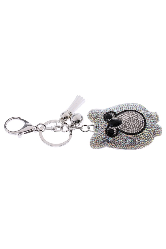 Crystal Diamond Keychain Animal Key Chain Keyring Rhinestone Women Charm #10