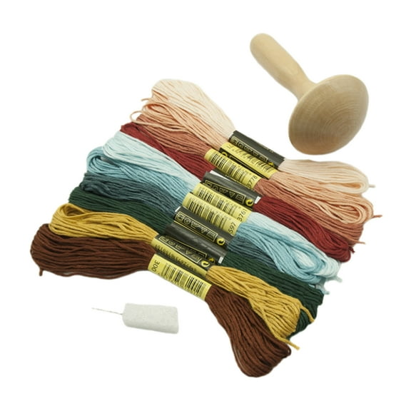 Yunhgft Cute Darning Mushroom Shape with Threads Repair Tools Knitting Tools DIY Compact
