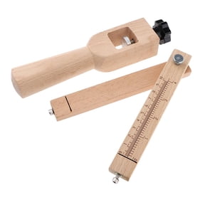 Yunhgft DIY Belt Strap Cutter Leather Cutting Tool Wooden Handle Strap Cutter Leathercraft Accessory With Adjustable Thickness And 4 suitable for belt