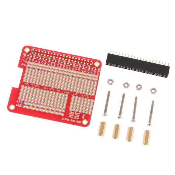 Yunhgft DIY Proto HAT Shield Raspberry Pi 2 HAT Board for Raspberry Pi 2 B+/A+ Red