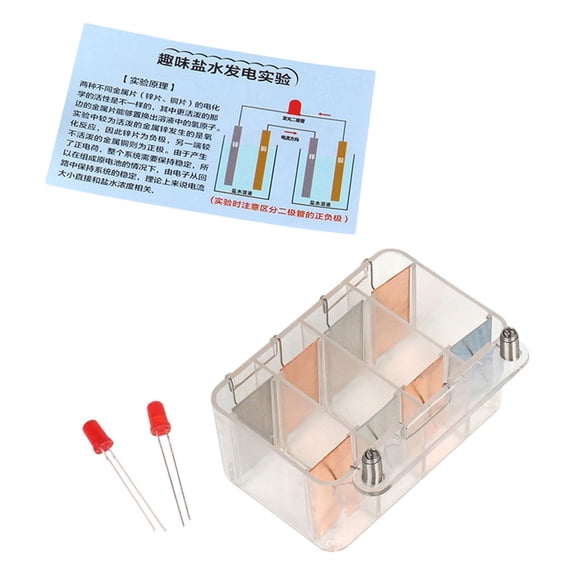 Yunhgft DIY Salt Water Power Generator Assemble Set Stem DIY Material Fun Education Toys