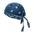 thumbnail image 1 of Yunhgft Do Rag Bandana Headband Head Wrap Beanie Headwear Tie Back Sweat Wicking Hat for Blue, 1 of 9