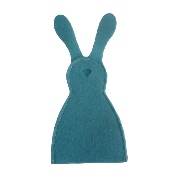 Yunhgft Easter Egg Covers Holder Creative Felt Egg Cover, Cute Rabbit Design Easter Egg Blue