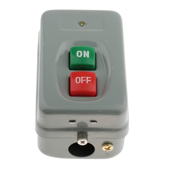 Yunhgft Electric Control 3 Phase 15A Waterproof ON/OFF Start Stop Push Button Switch