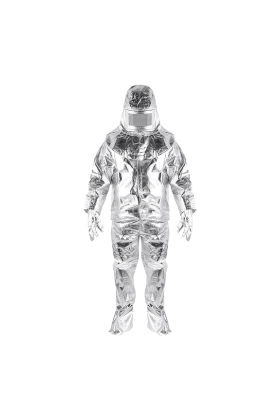 Fireproof Clothes Silver Scalding Resistance Fire Retardant Clothing Lightweight 500 degrees XL