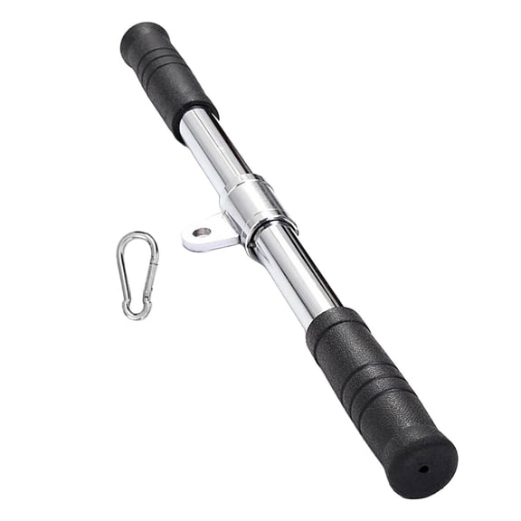 Yunhgft Fitness Straight Bar Cable Machine Attachment Anti Slip Handles LAT Pulldown Bar