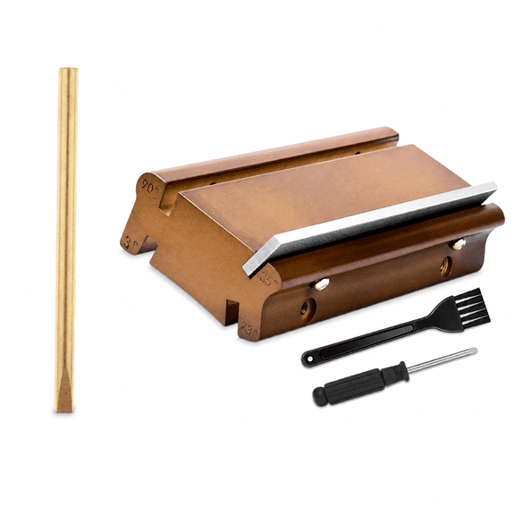 Yunhgft Fret Setting Punch Dressing File Golden Luthier Project Guitar Bass Replace Smooth Quick Filing End Beveling Construction Instrument Repair Supply DIY