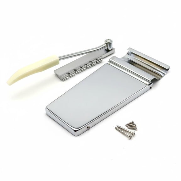 Yunhgft Guitar Tailpiece Tremolo Vibrato Bridge Brass Long or Short Options Smooth Control for SG ES and Firebird Players and Techs