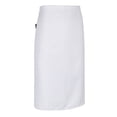 thumbnail image 1 of Yunhgft Half Length Apron Chef Baker Knee Length Hotel Bar Catering Apron Men Women White, 1 of 8