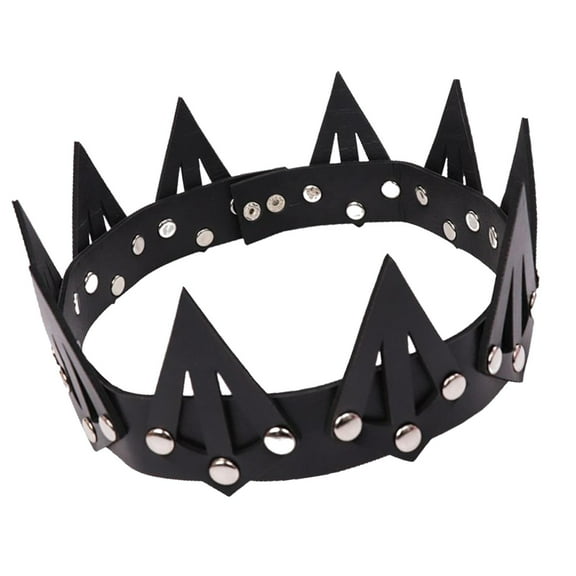 Yunhgft Halloween Queen Crown Tiara Headwear Antique Style Decorative for Party Cosplay