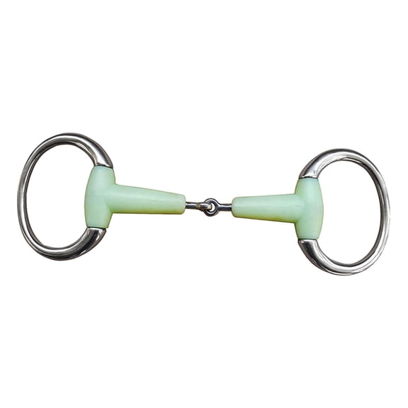 Yunhgft Horse Ring Bit Draft Horses Mules Supplies Gear Horse Training Tool Horse Bit Mouth for Outdoor Sports Horse Riding Equipment