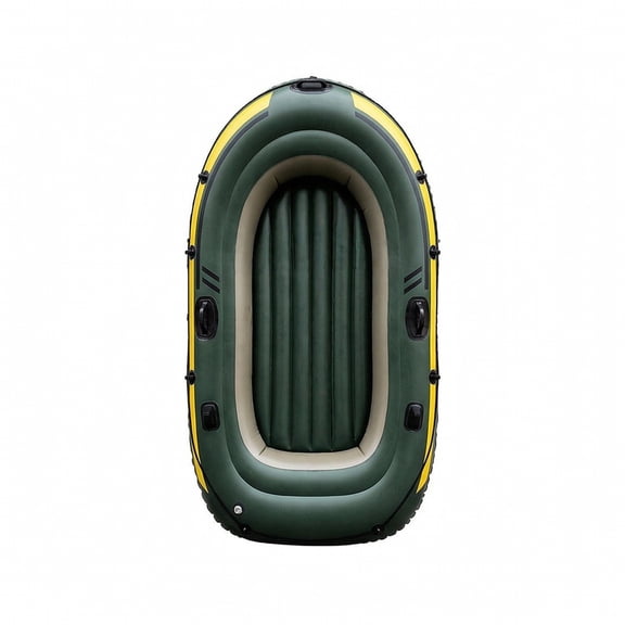 Yunhgft Inflatable Dinghy Boat Kayak Thickened PVC Build Compact Size for 1 to 2 People for Weekend Lake Outings