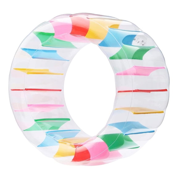 Yunhgft Inflatable Wheel Roller Pool Float for Children Adults Inflatable Roller Rolling 100cm