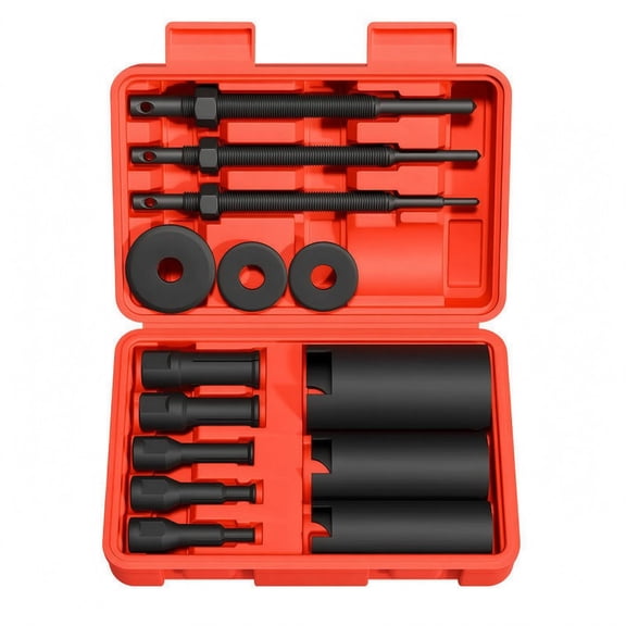 Yunhgft Inner Bearing Tool Set Puller Extractor Removal Kit Organized Case with Labeled Compartments for Garage Bench and Trackside Maintenance