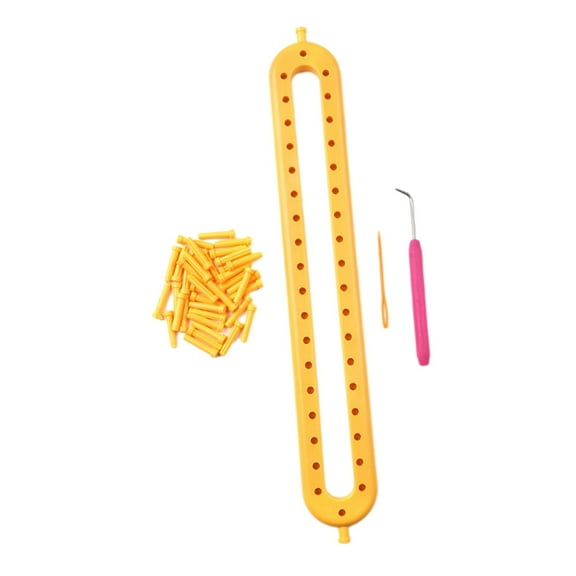 Yunhgft Knitting Loom Set DIY Machine Adjustable Peg Crochet Loom Knitter Handmade Craft Style B